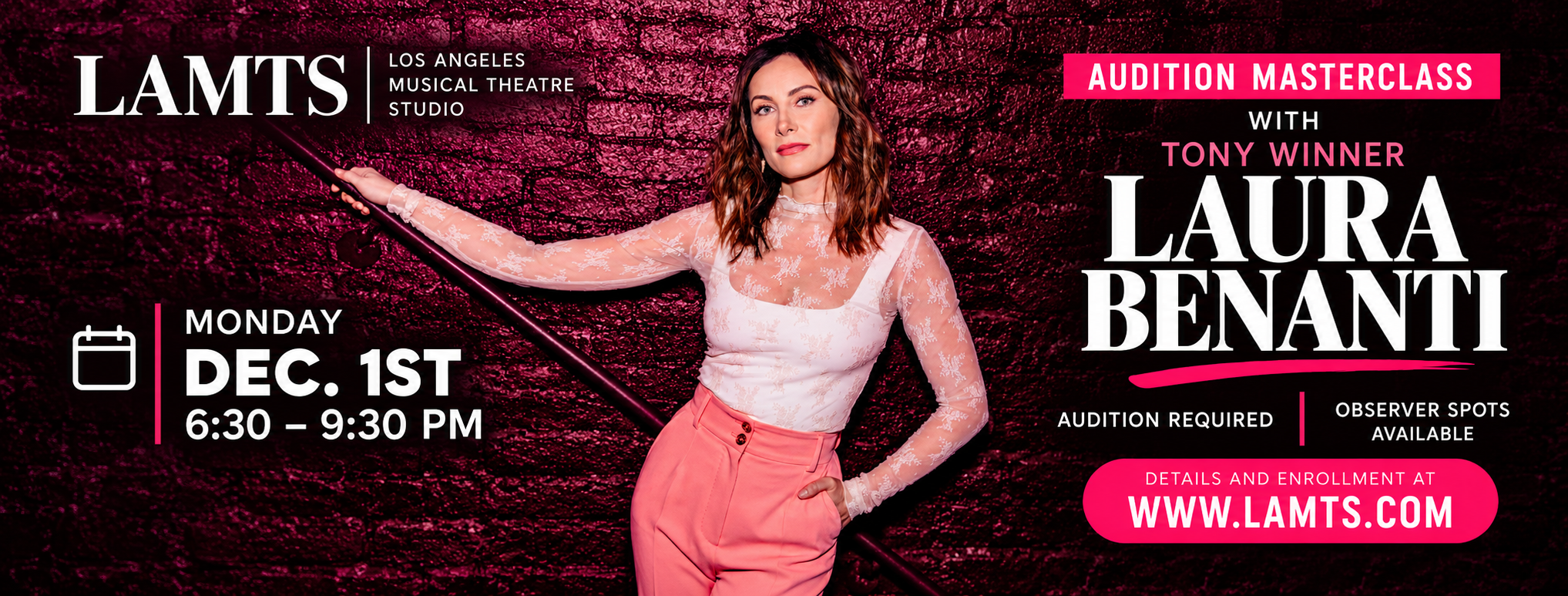 Audition Masterclass with Tony Winner Laura Benanti